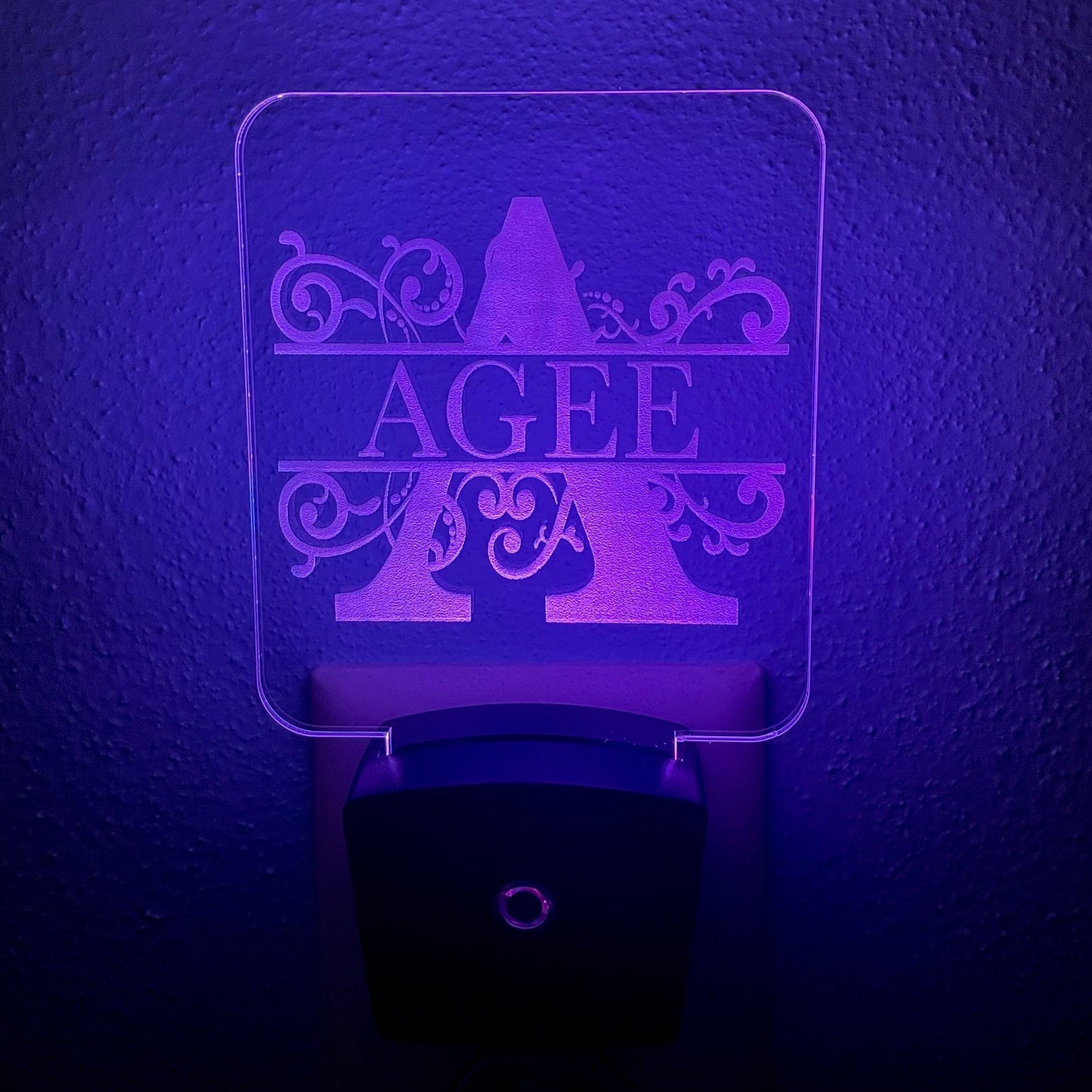 Personalized Plug In Nightlight - Monogram