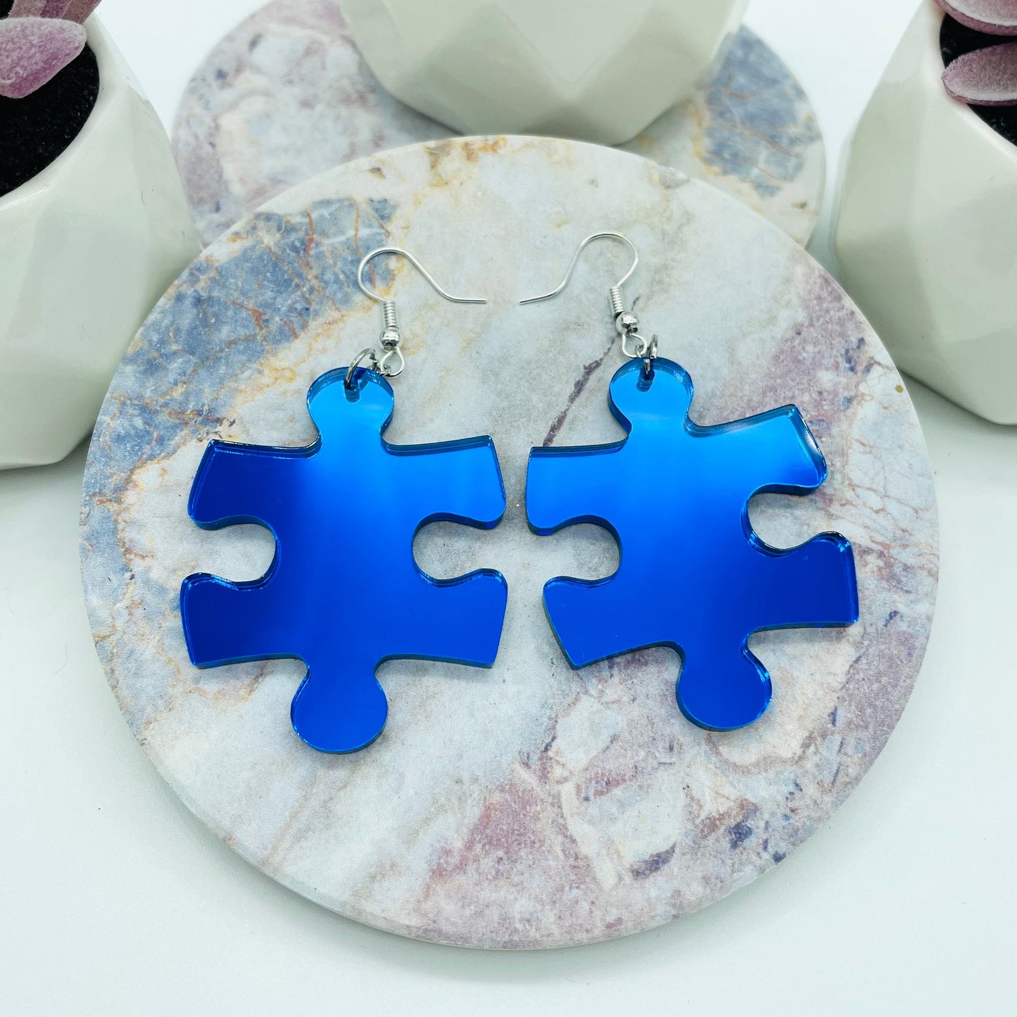 Autism Awareness Puzzle Dangles