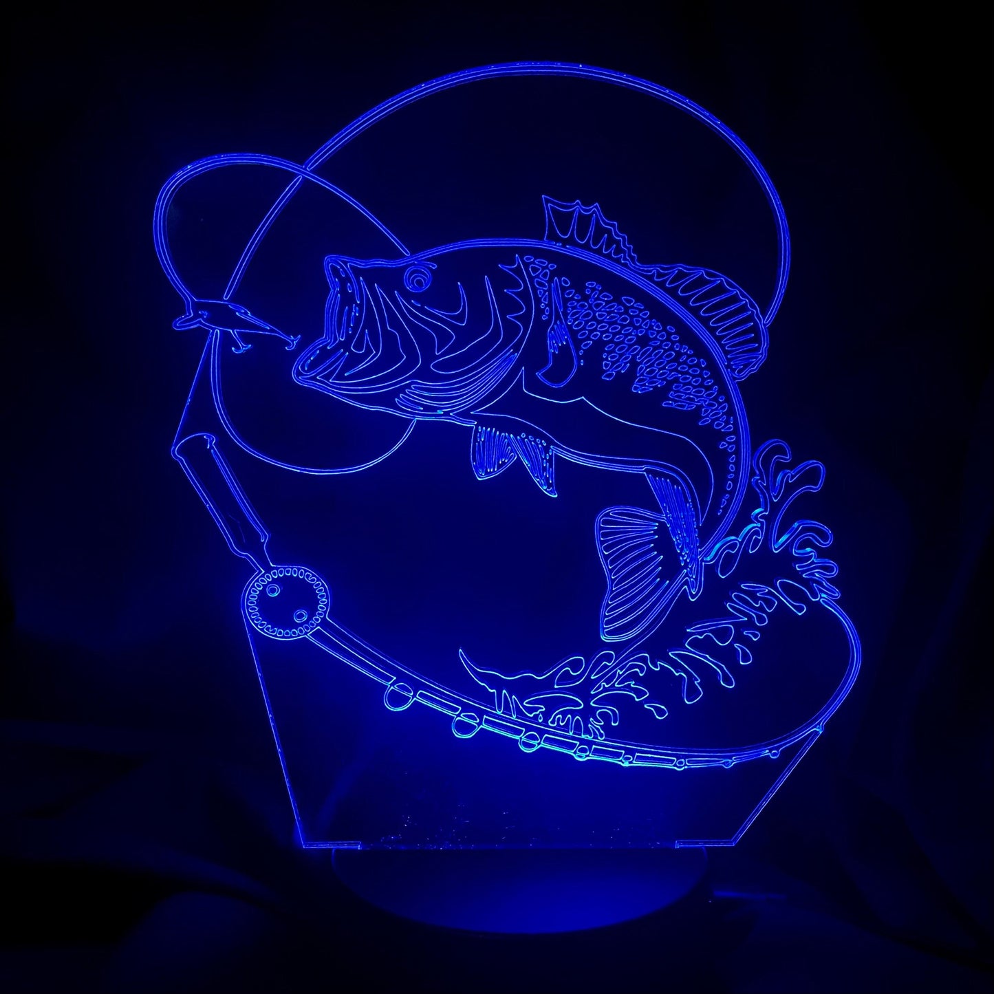 Big Mouth Bass LED Lamp