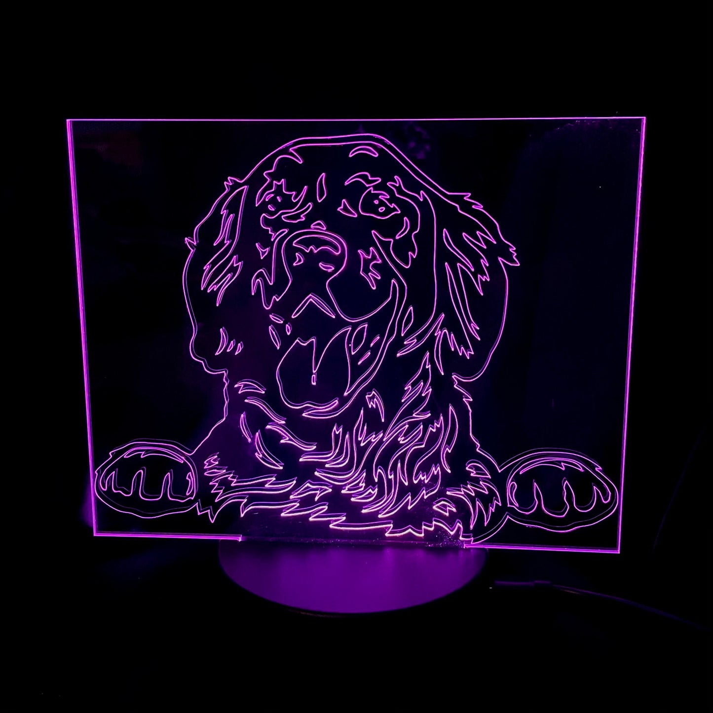 Golden Retriever LED Lamp