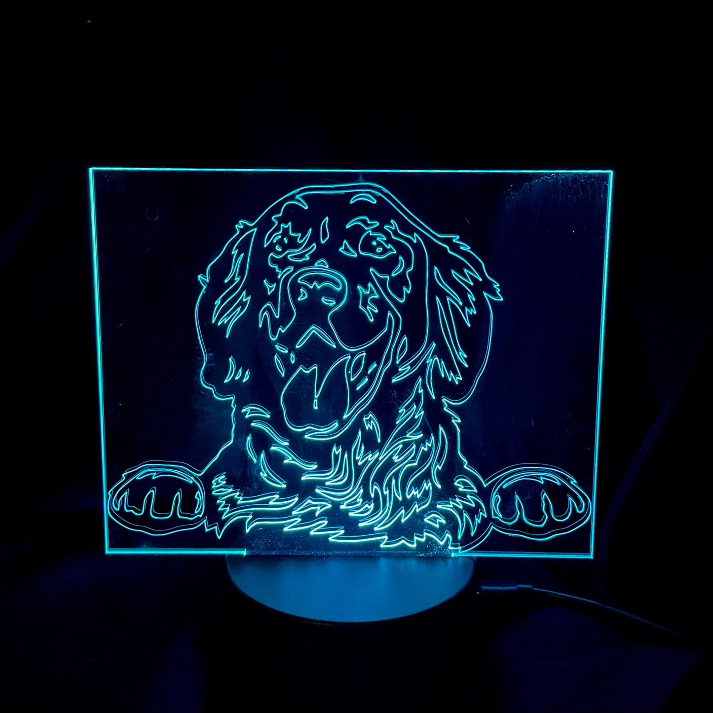 Golden Retriever LED Lamp