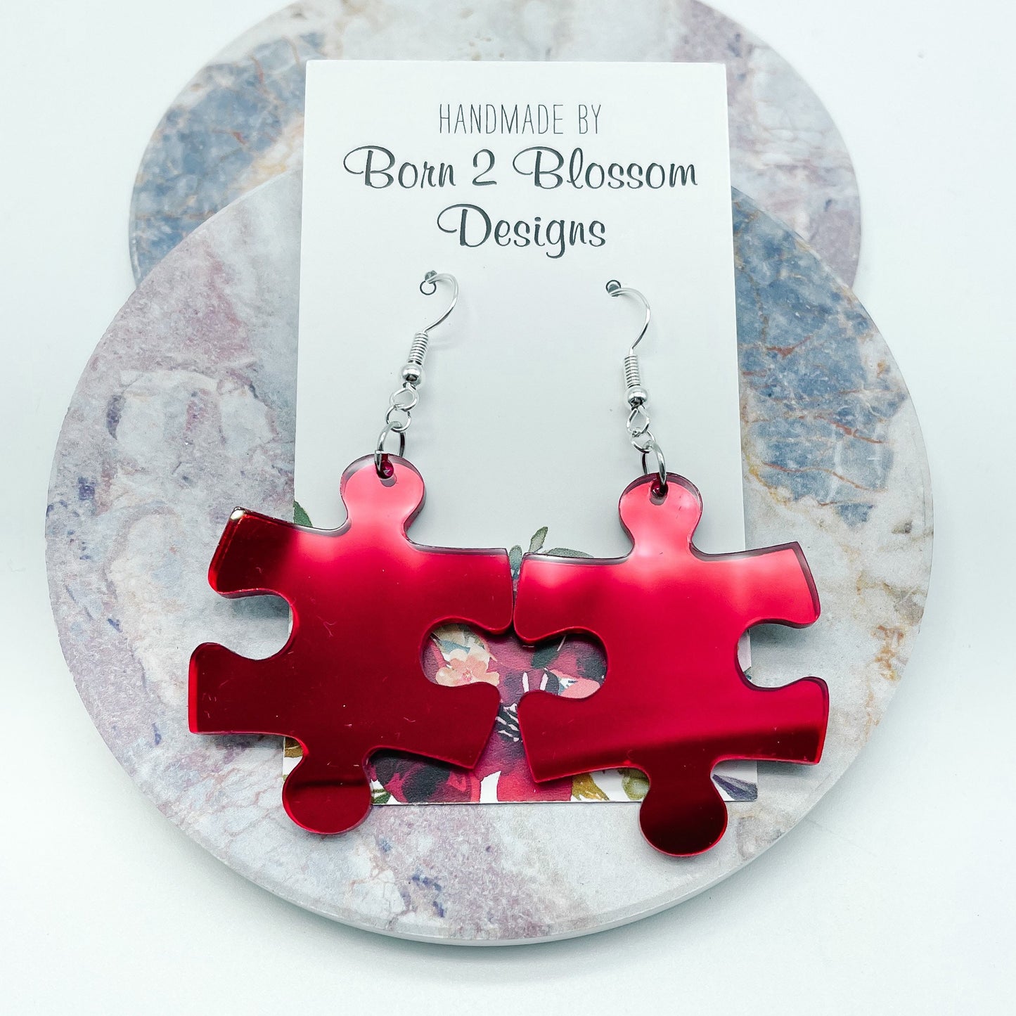 Autism Awareness Puzzle Dangles