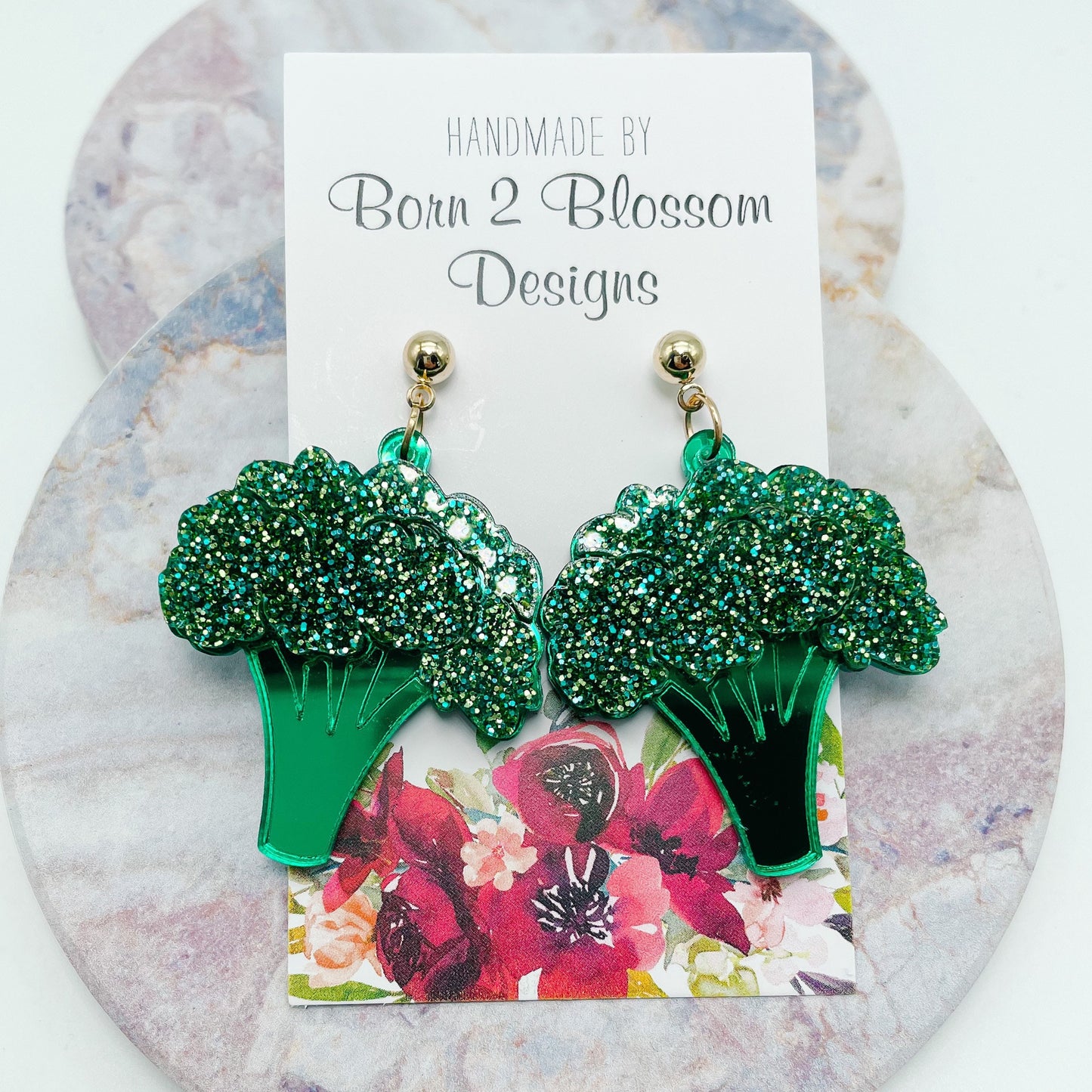 Broccoli Earrings