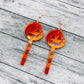 Pumpkin Lollipop Dangles