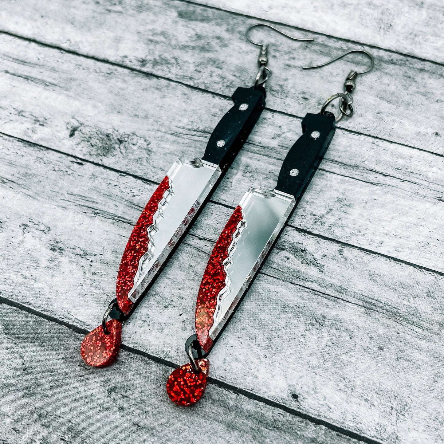 Bloody Knife Dangles