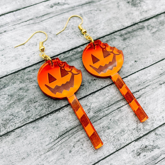 Pumpkin Lollipop Dangles