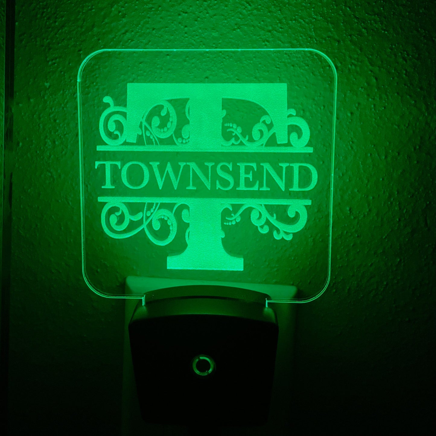 Personalized Plug In Nightlight - Monogram