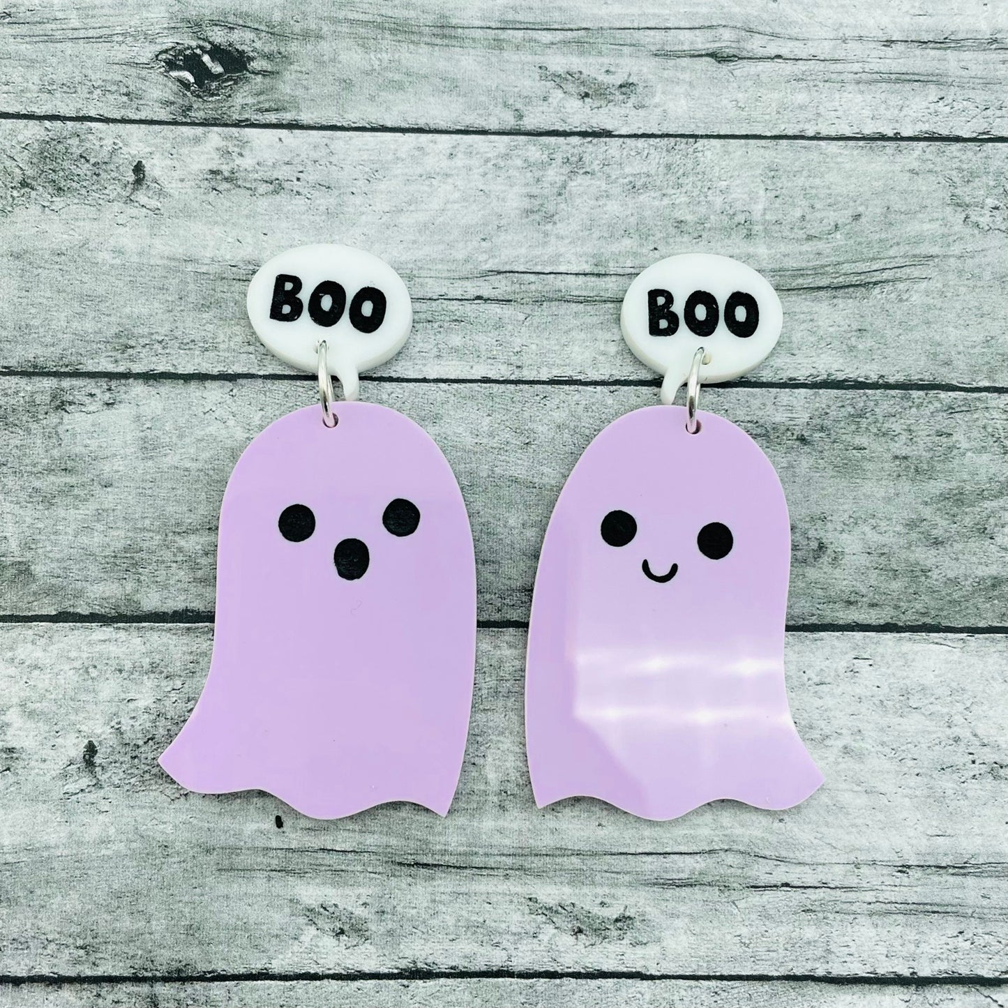 Pastel Purple Ghost Dangles