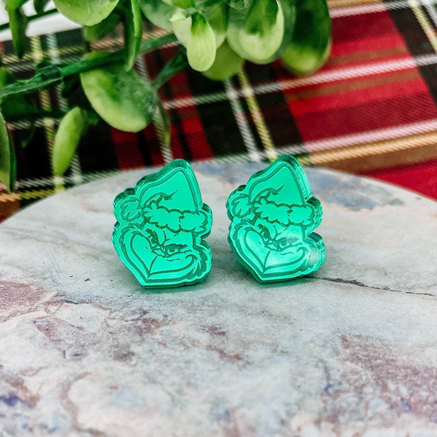 Grinch Stud Earrings