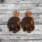 Wood Turkey Dangles