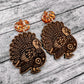 Wood Turkey Dangles