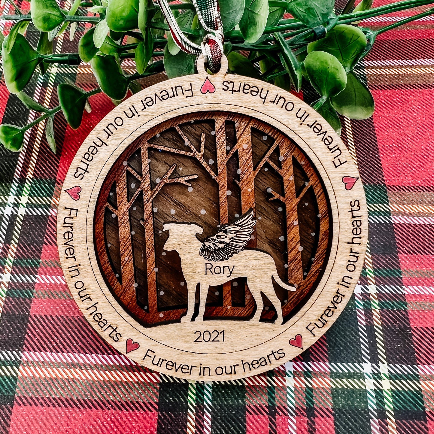 Dog Memorial Personalized Ornament