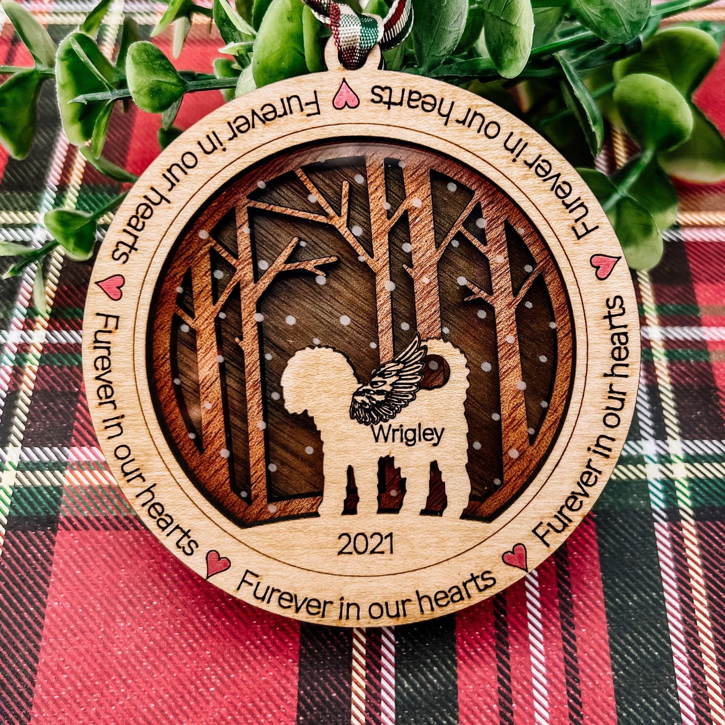 Dog Memorial Personalized Ornament