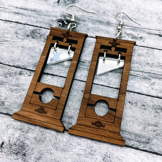 Wood Guillotine Dangles