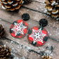 Buffalo Plaid Snowflake Dangles