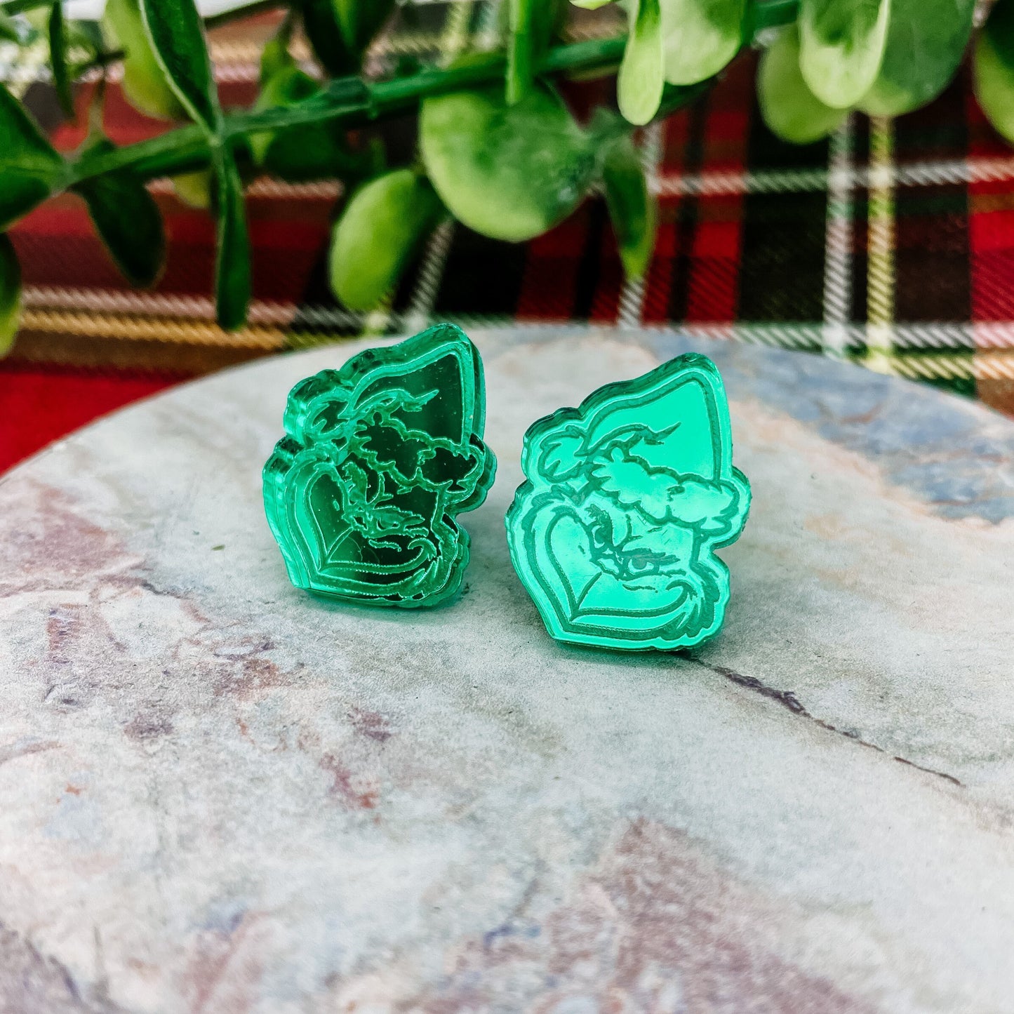 Grinch Stud Earrings