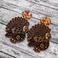 Wood Turkey Dangles