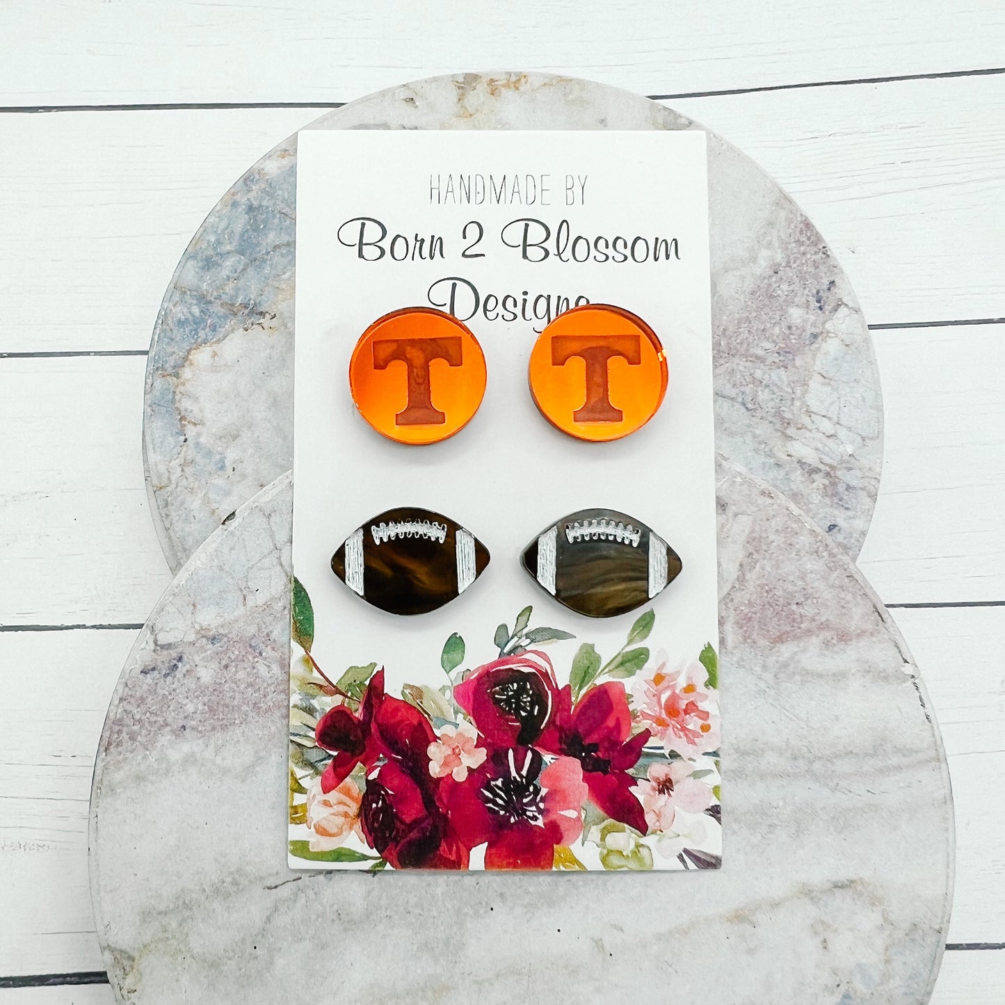 Tennessee Vols Stud Earring Set