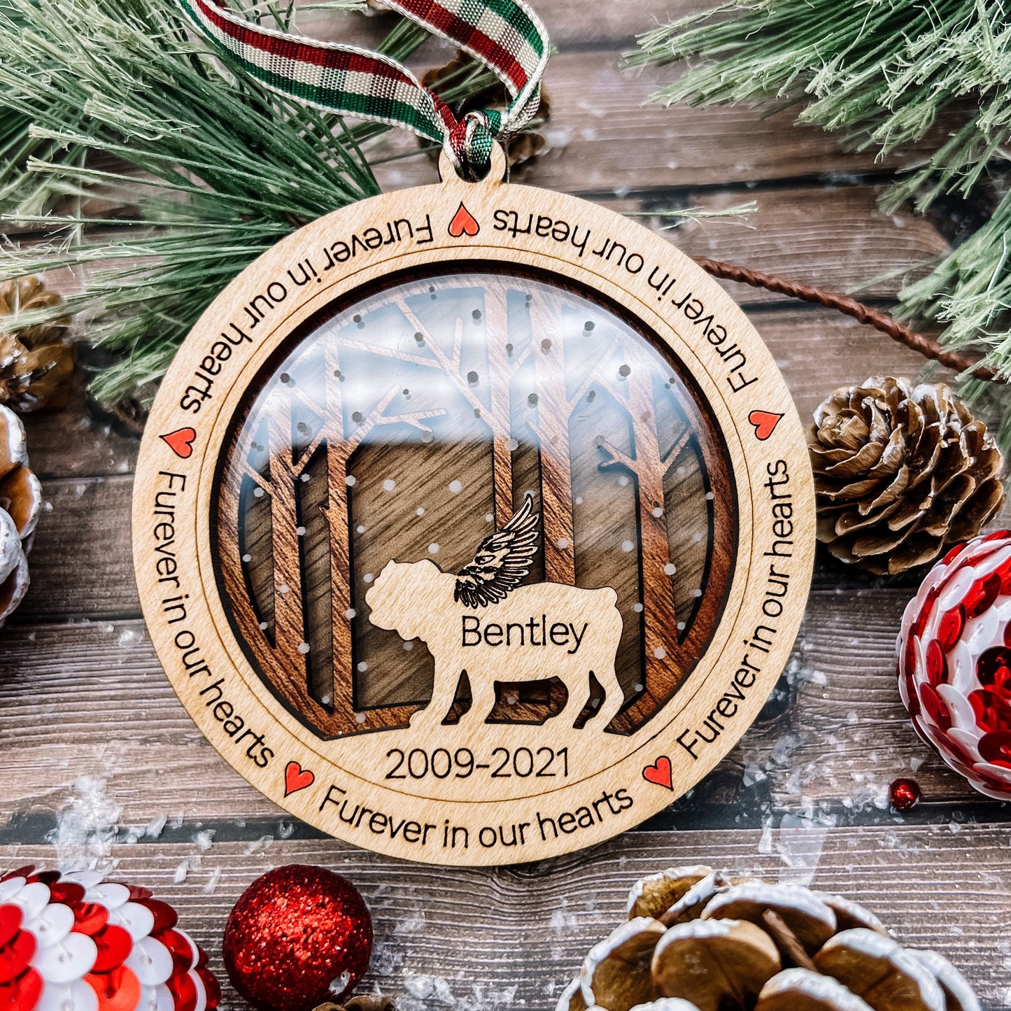 Dog Memorial Personalized Ornament