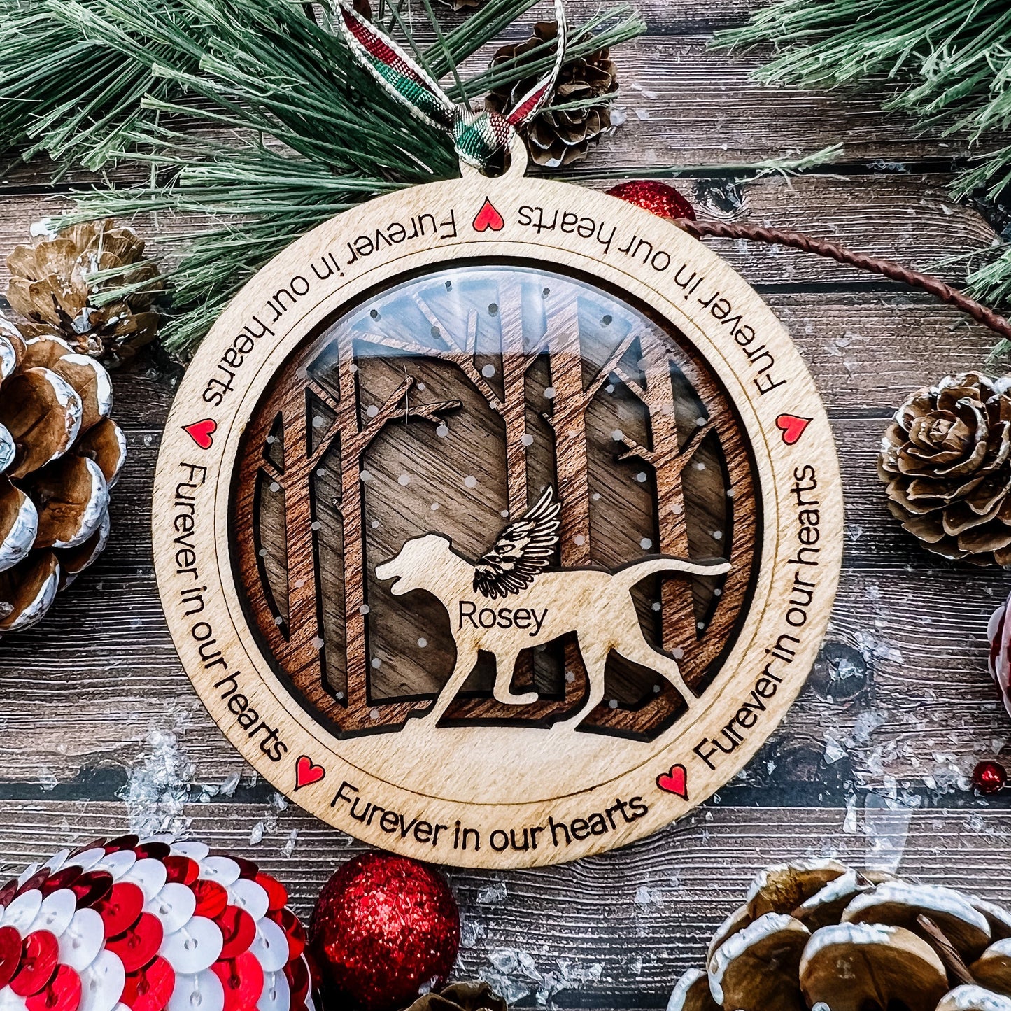 Dog Memorial Personalized Ornament