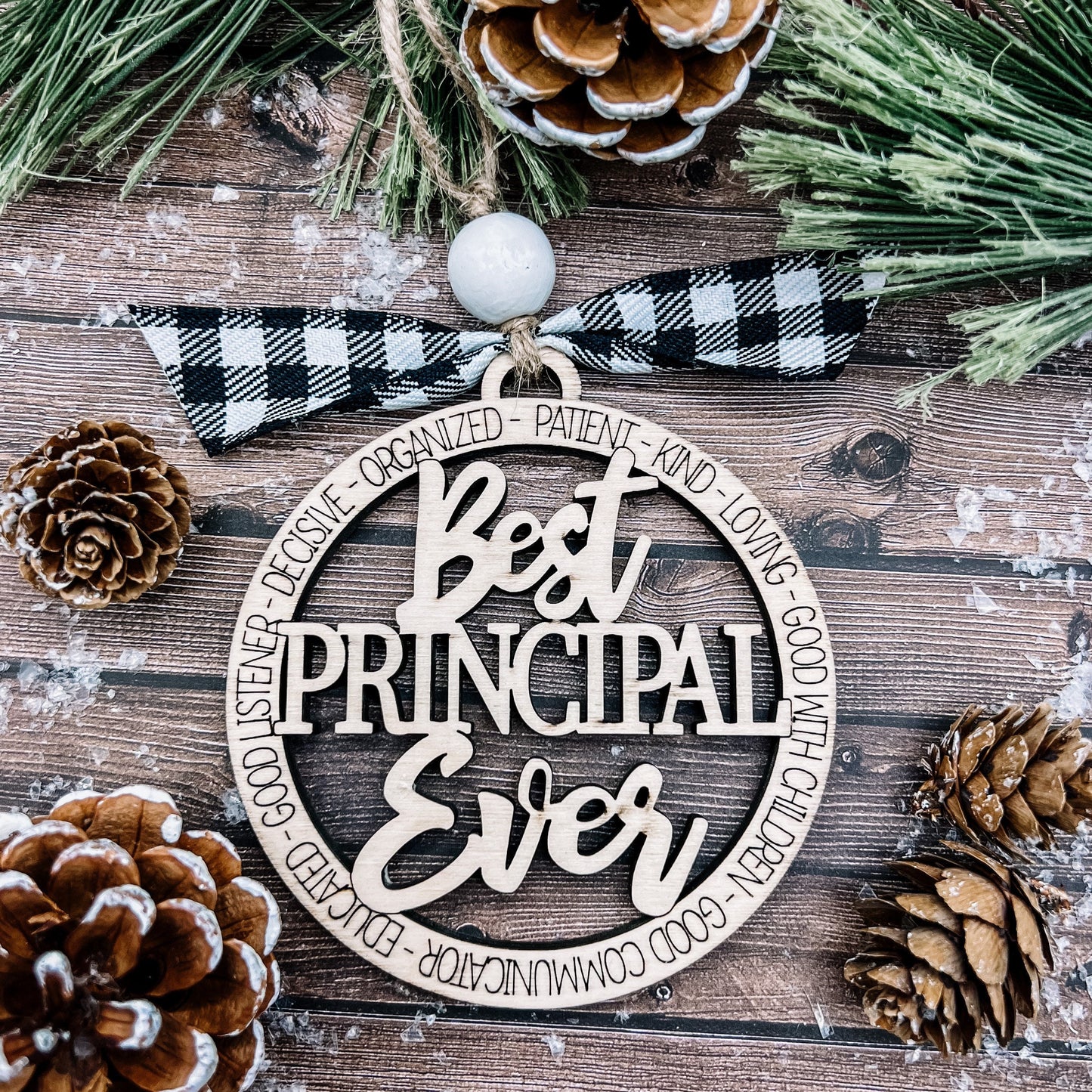 School Principal Ornament