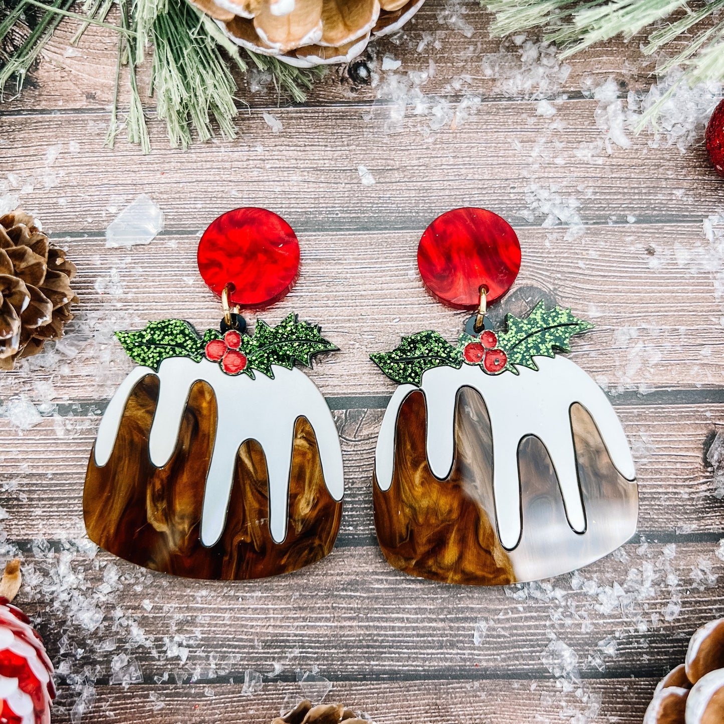 Christmas Pudding Dangles