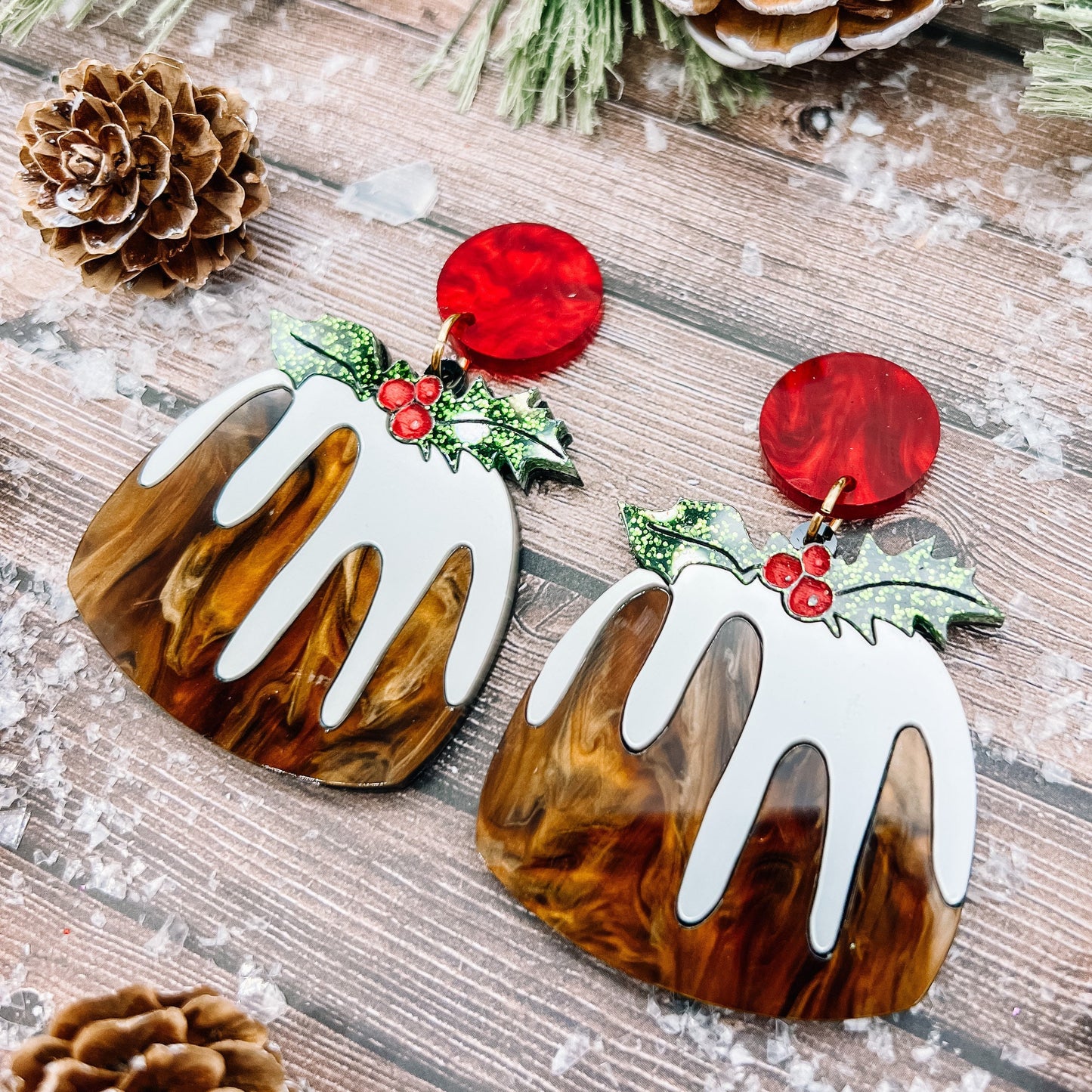 Christmas Pudding Dangles