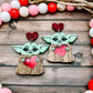 Valentine Baby Alien Dangles