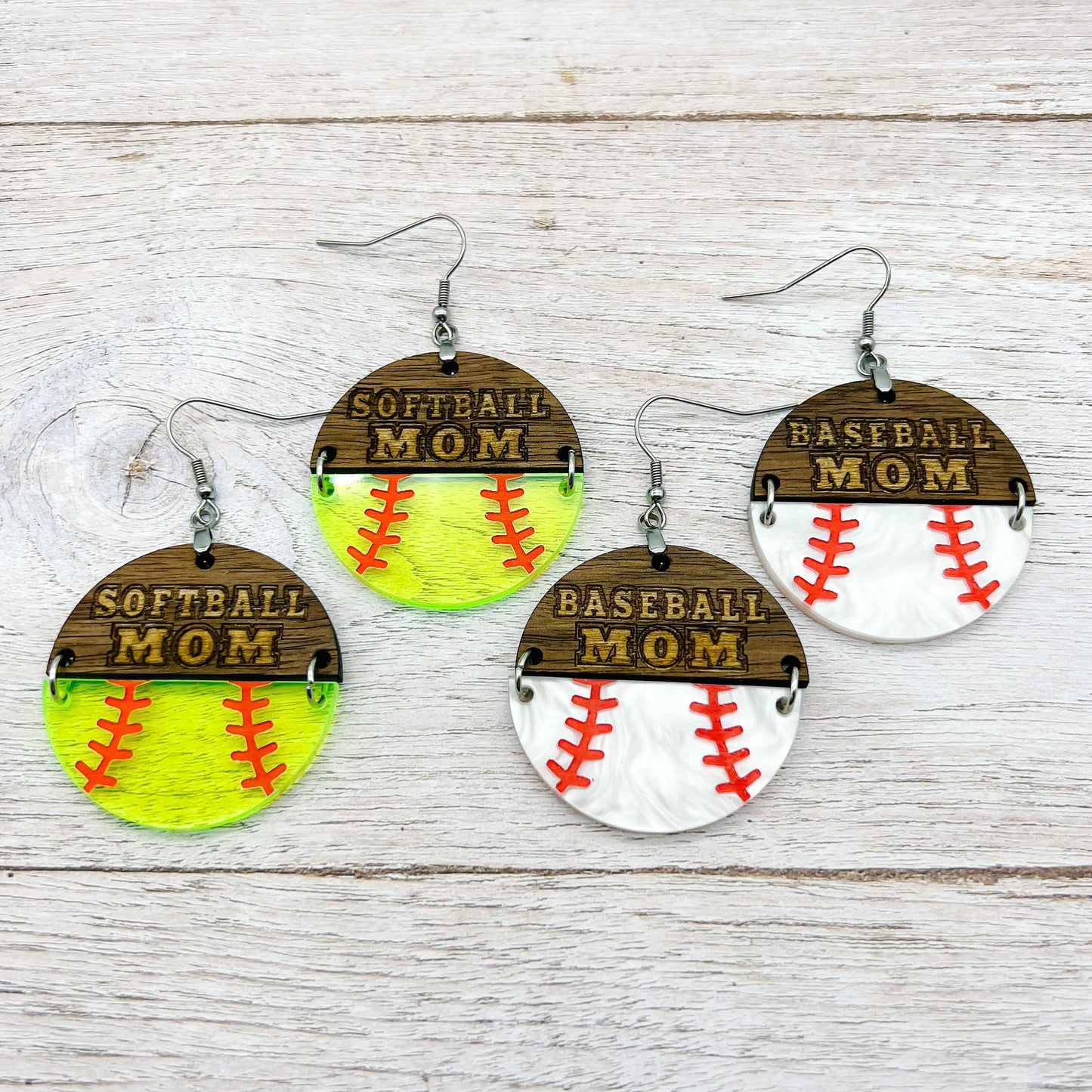 Baseball Mom/Softball Mom Dangles