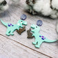 Dinosaur Chocolate Bunny Dangles