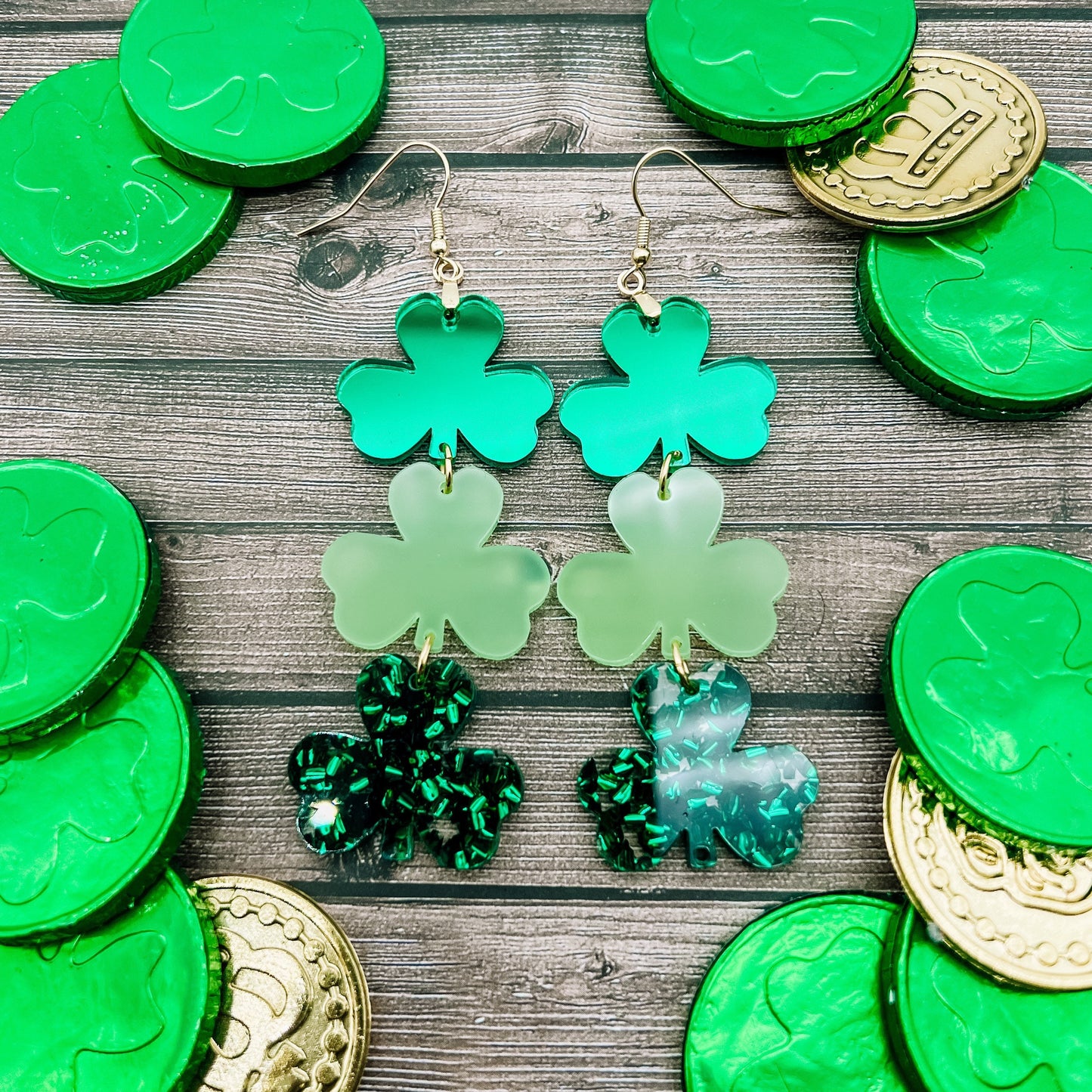 3 Shamrock Dangle