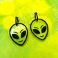 90s Alien Face Dangles