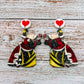 Wonderland Queen of Hearts Dangles