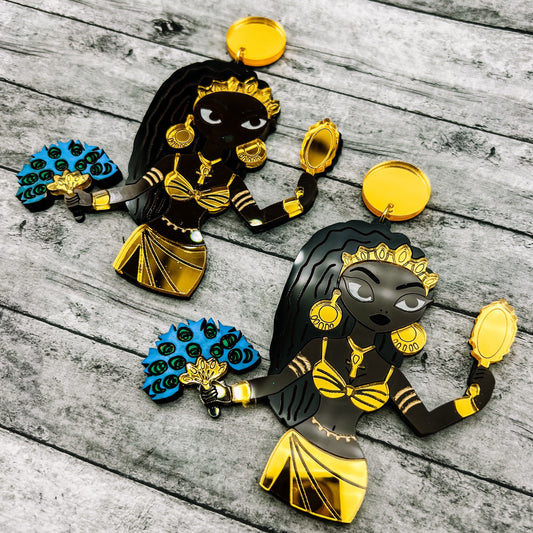 Oshun Goddess Dangles