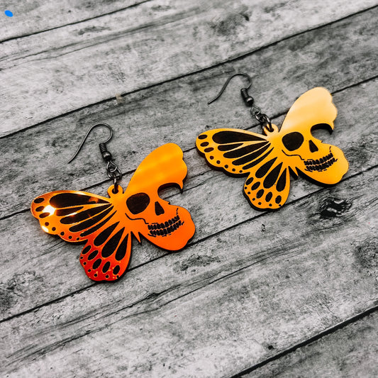 Skull Butterfly Dangles