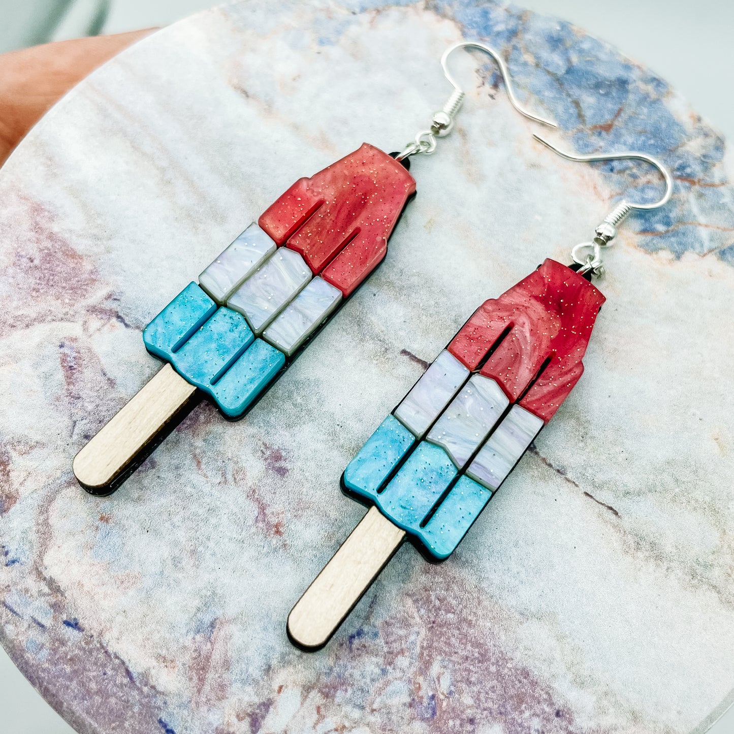 Patriotic Popsicle Earrings