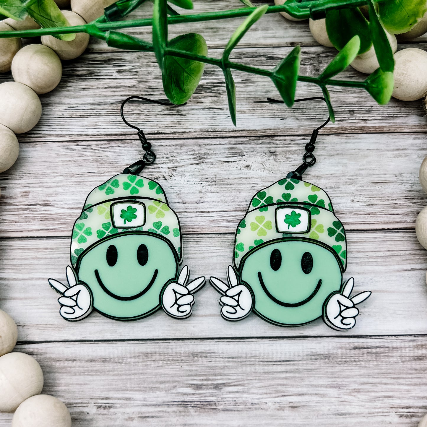 Irish Smiley Dangles