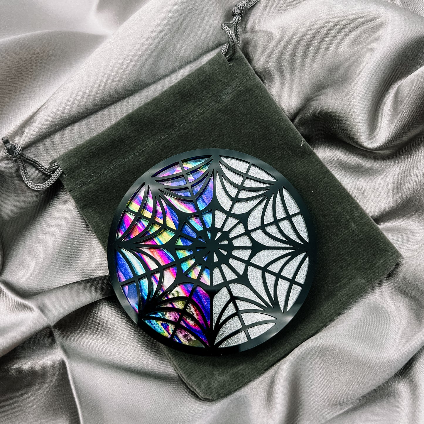 Stained Glass Window Pocket Mirror