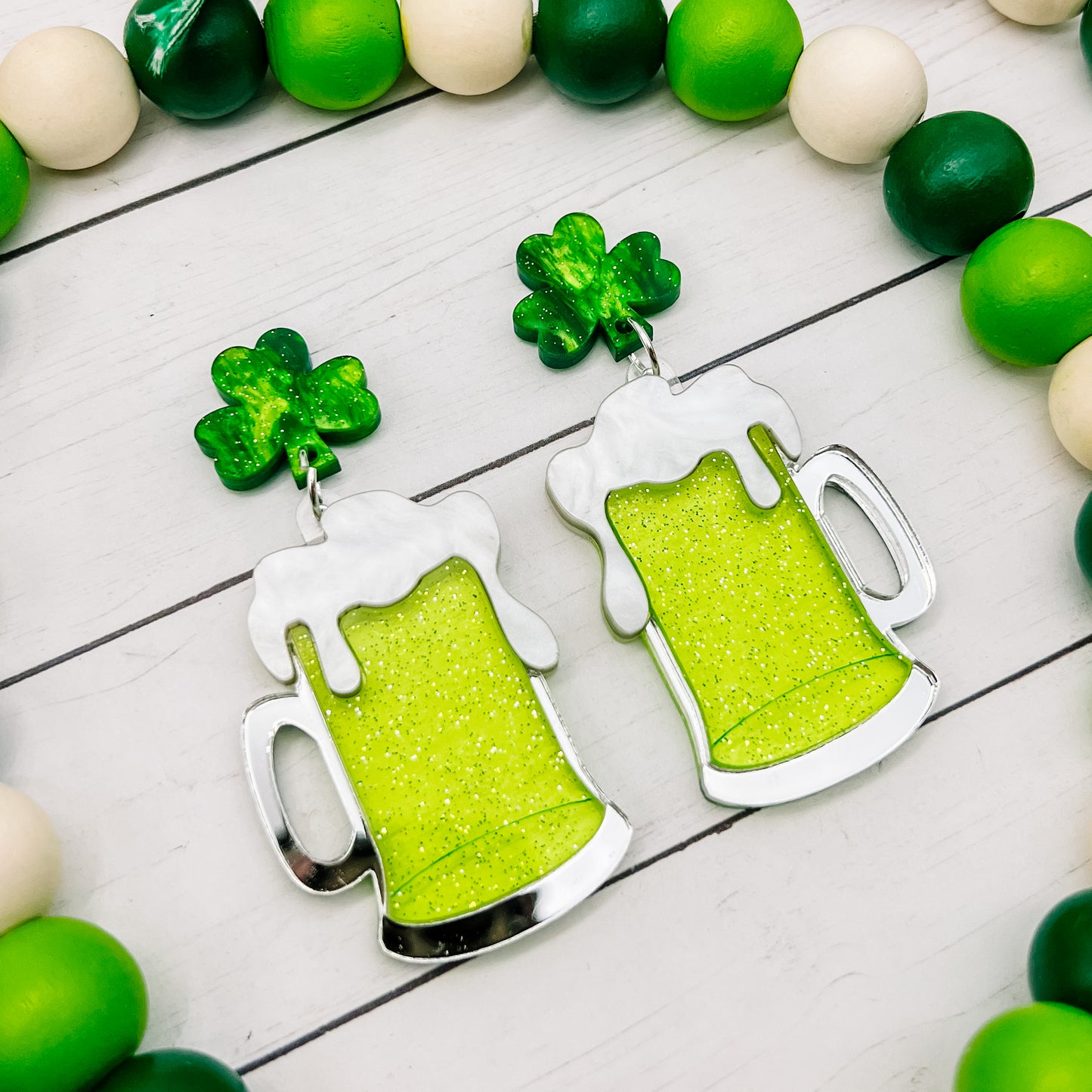 Green Beer Dangles