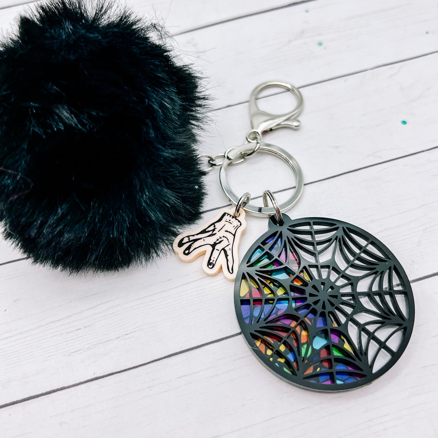 Stained Glass Window Keychain