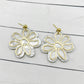 Daisy Brass Charm Dangles