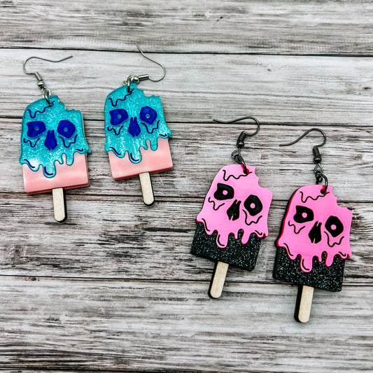 Skull Popsicle Dangles