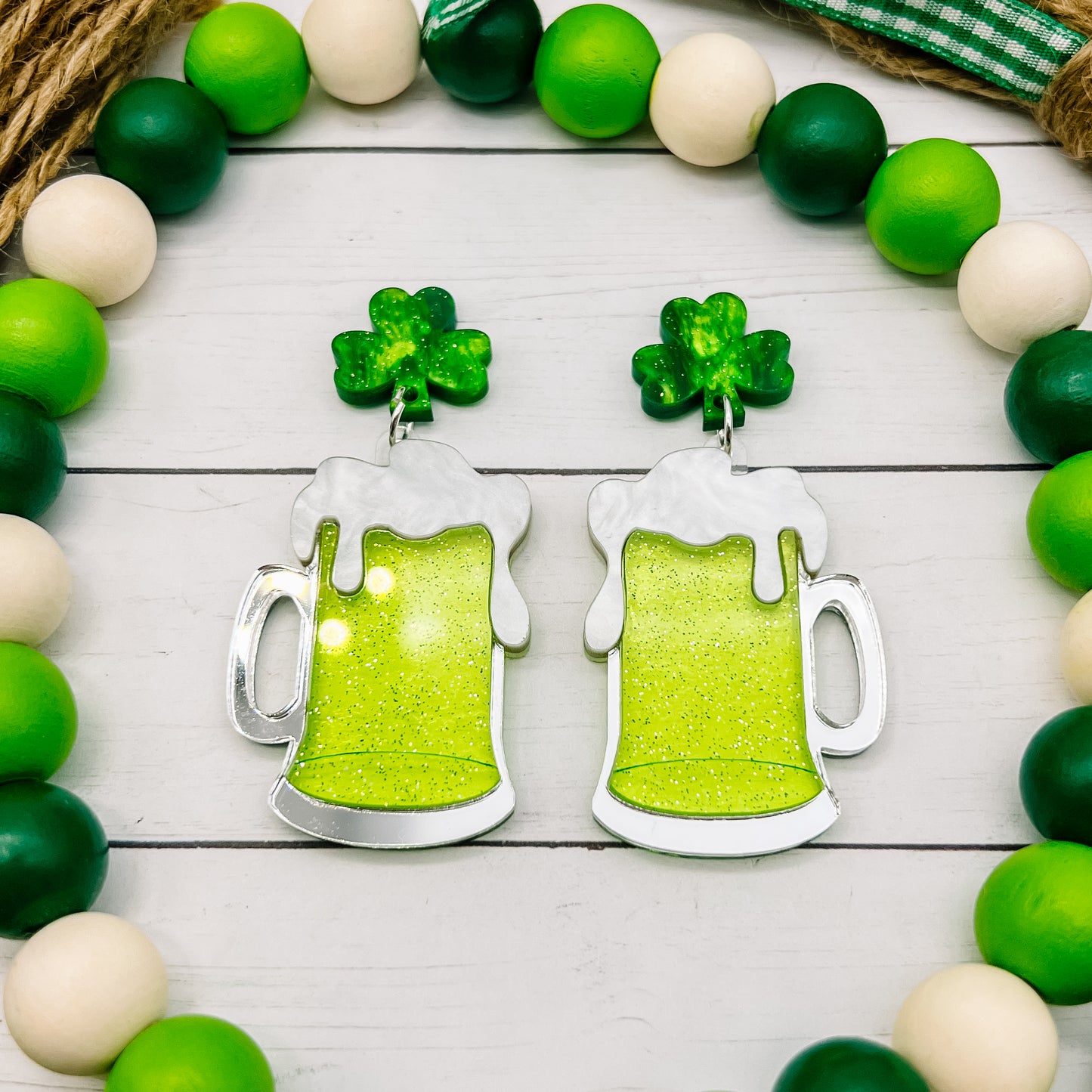 Green Beer Dangles