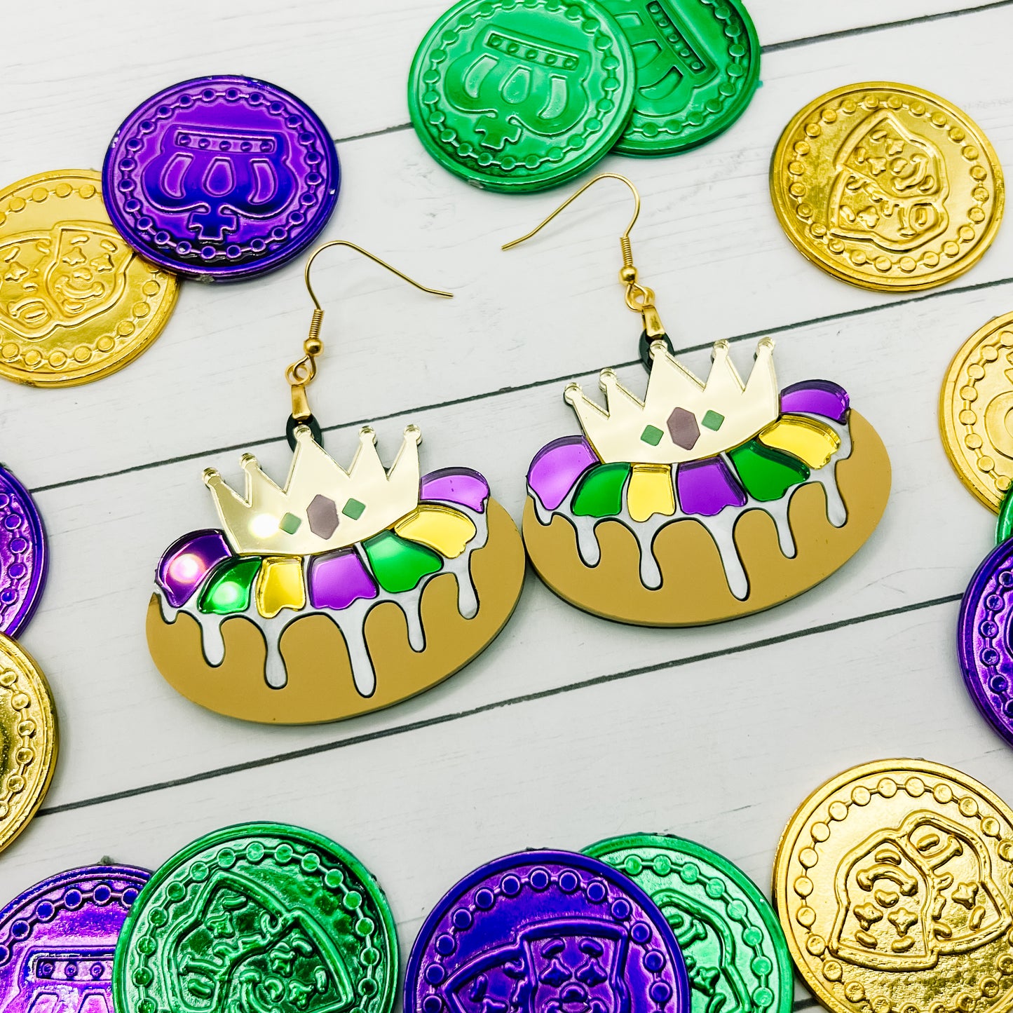 King Cake Dangles