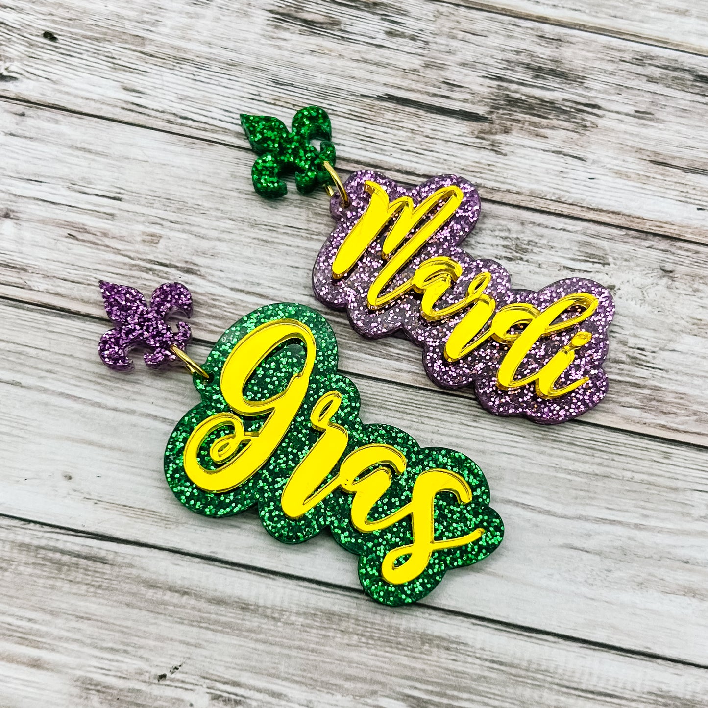 Mardi Gras Dangles