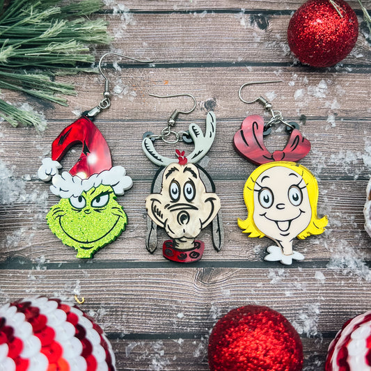 Grinch & Friends Dangles