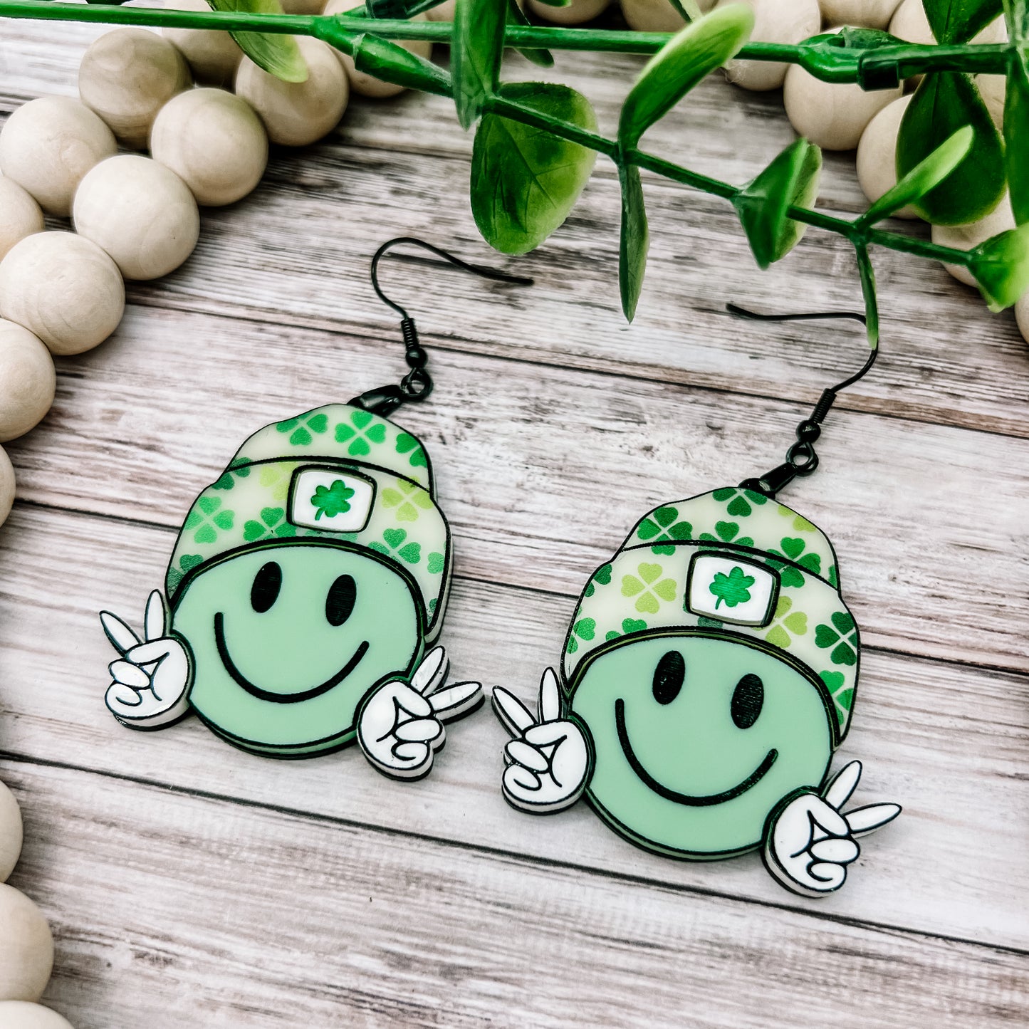 Irish Smiley Dangles