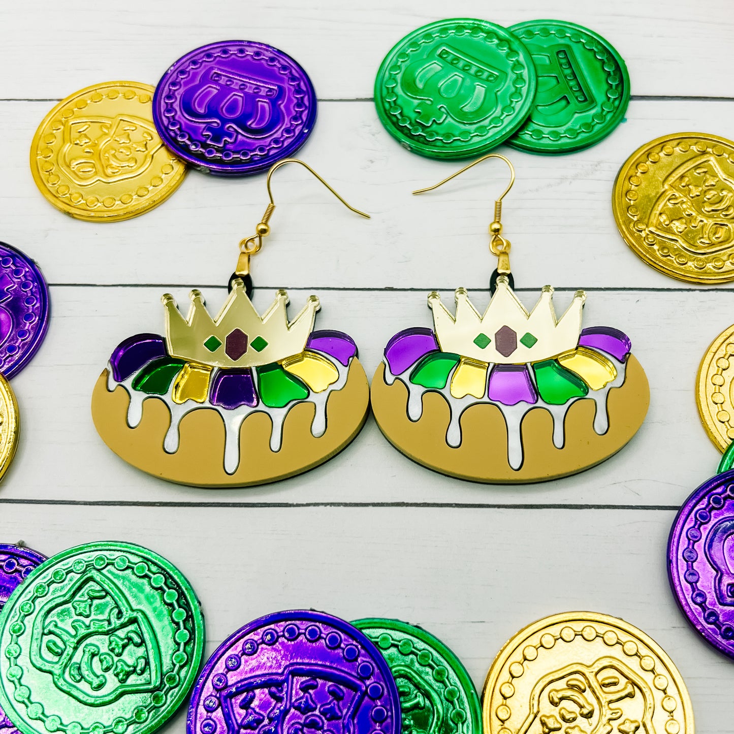 King Cake Dangles